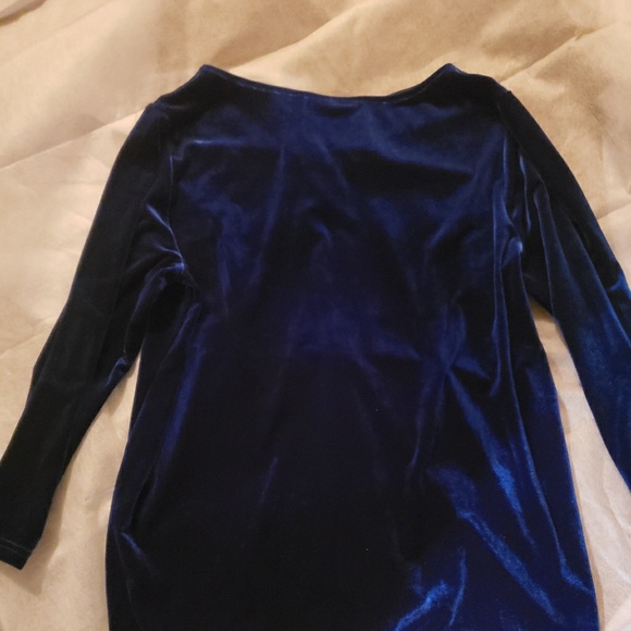Bob Mackie velor blouse - Picture 2 of 3